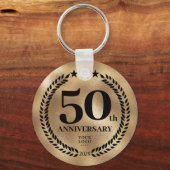50e Business Jubileum Gold Herdenking Sleutelhanger (Voorkant)