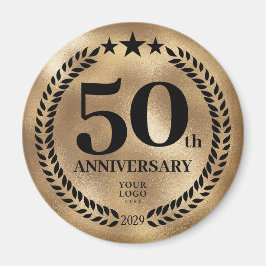 50e Business Jubileum Gold Magneet