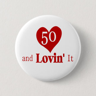 50e Button op de geboorte