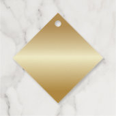 50e EN FABULOUS Birthday Black Gold Gift Label (Achterkant)