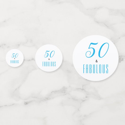 50e en Fabulous Birthday Confetti (Voorkanten)