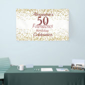 50e fabricage spandoek (Beurs)