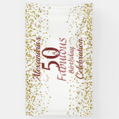 50e fabricage spandoek (Verticaal)