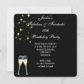 50e Fabulous Gold Glitter High Heels, zaterdag 2 Kaart (Achterkant)