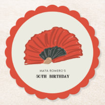 50e Flamenco Fan Verjaardagsfeest