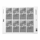 50e foto Jubileum wijnlabel Etiket (Full Sheet)