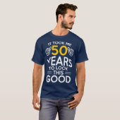 50e geboorte-cadeau heeft me 50 jaar oud gemaakt t-shirt (Voorkant volledig)