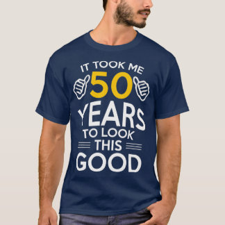 50e geboorte-cadeau heeft me 50 jaar oud gemaakt t-shirt