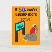 50e geboortedag kaart (Voorkant)