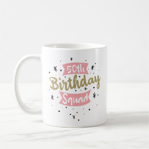 50e geboortedag koffiemok