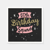 50e geboortedag servet (Voorkant)
