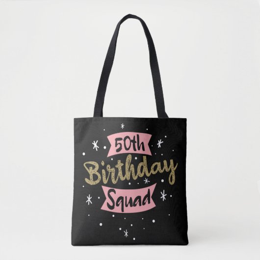 50e geboortedag tote bag (Voorkant)