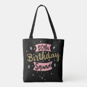 50e geboortedag tote bag (Achterkant)