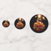 50e gelukkige verjaardag met een kook en een spuug confetti (Voorkanten)