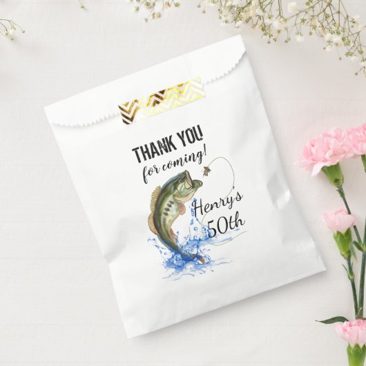 50e Geviste verjaardag Dank u Bedankzakje (Gezegeld)