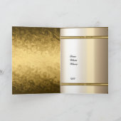 50e Gold Birthday Kaart 50e verjaardag (Binnen)