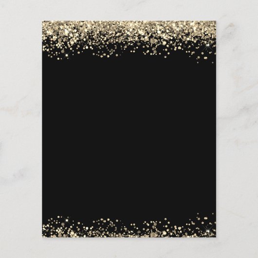 50e Gold-dag Opslaan van datum budgetuitnodiging (Achterkant)