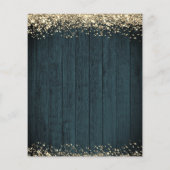 50e Gold-dag Opslaan van datum budgetuitnodiging (Achterkant)