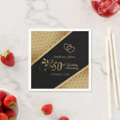 50e Gold Heart-Jubileum Servet (Insitu)