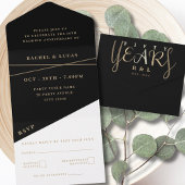 50e Gold Wedding-Jubileum All In One Uitnodiging