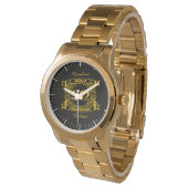50e Gold Wedding-Jubileum Horloge (Gekanteld)