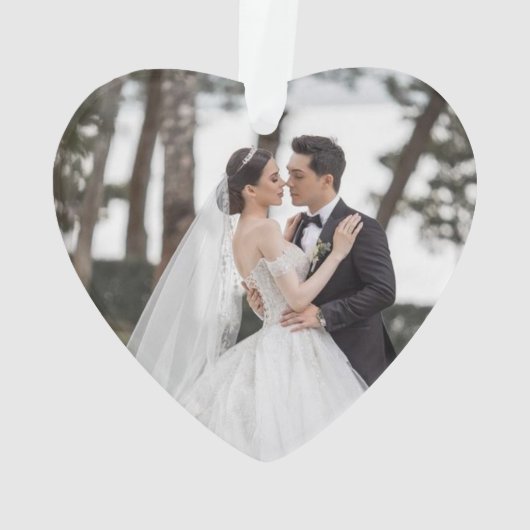 50e 💞 Gold Wedding Jubileum Ornament (achterkant)