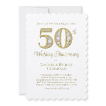 50e Golden Elegant Wedding Jubileum Party