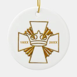 50e Golden Jubilee Priest Ordination Jubileum Keramisch Ornament
