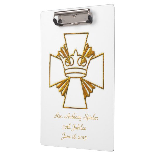 50e Golden Jubilee Priest Ordination Jubileum Klembord (Links)