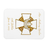 50e Golden Jubilee Priest Ordination Jubileum Magneet (Horizontaal)