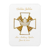 50e Golden Jubilee Priest Ordination Jubileum Magneet (Verticaal)