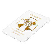 50e Golden Jubilee Priest Ordination Jubileum Magneet (Linkerzijde)