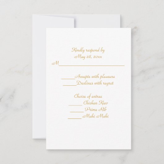 50e Golden Jubilee Priest Ordination Jubileum RSVP Kaartje (Voorkant)