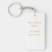 50e Golden Jubilee Priest Ordination Jubileum Sleutelhanger (Voorkant)