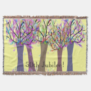 50e Golden Jubilee Woven Blanket Deken