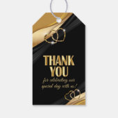 50e Golden Jubileum Cadeaulabel (Achterkant)