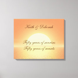  50e Golden Jubileum Canvas Afdruk