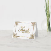 50e Golden Jubileum - Dank u wel Bedankkaart (Voorkant)