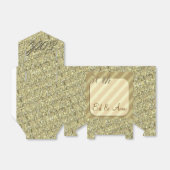 50e Golden Jubileum Favor Box Bedankdoosjes (Uitgevouwen)