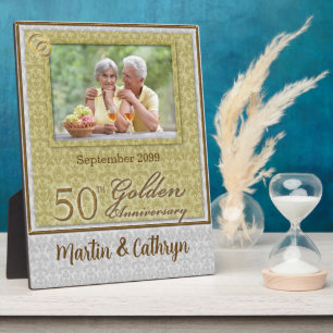 50e Golden Jubileum Foto Plaque Fotoplaat