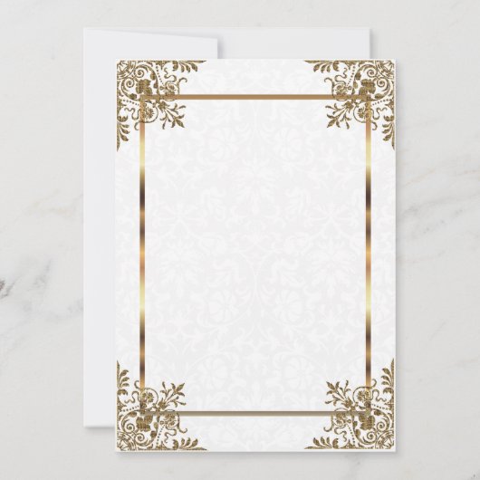 50e Golden Jubileum Kaart (Achterkant)