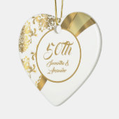 50e Golden Jubileum Keramisch Ornament (Links)