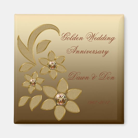 50e Golden Jubileum Magneet (Voorkant)