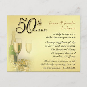 50e Golden Jubileum Party Kaart