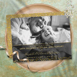 50e Golden Jubileum Save the Date Photo Aankondigingskaart<br><div class="desc">Pas je aan met je speciale foto en vijftig jaar gouden trouwdag,  sla je de datuminformatie op in het schrift. Ontworpen door: Thisnotme©</div>