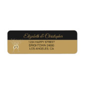 50e Golden Jubileum Sparkle Black Gold Etiket (Voorkant)