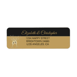 50e Golden Jubileum Sparkle Black Gold Etiket