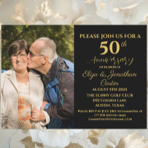 50e Golden Jubileum Surprise Party Glitter