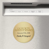 50e Golden Wedding Annivsersary Magneet (Insitu (Vaatwasser))