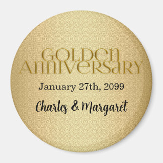 50e Golden Wedding Annivsersary Magneet
